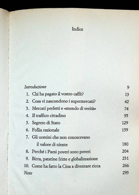 L'Economista Mascherato LIbro Tim Harford Prima Edizione RIzzoli 2006