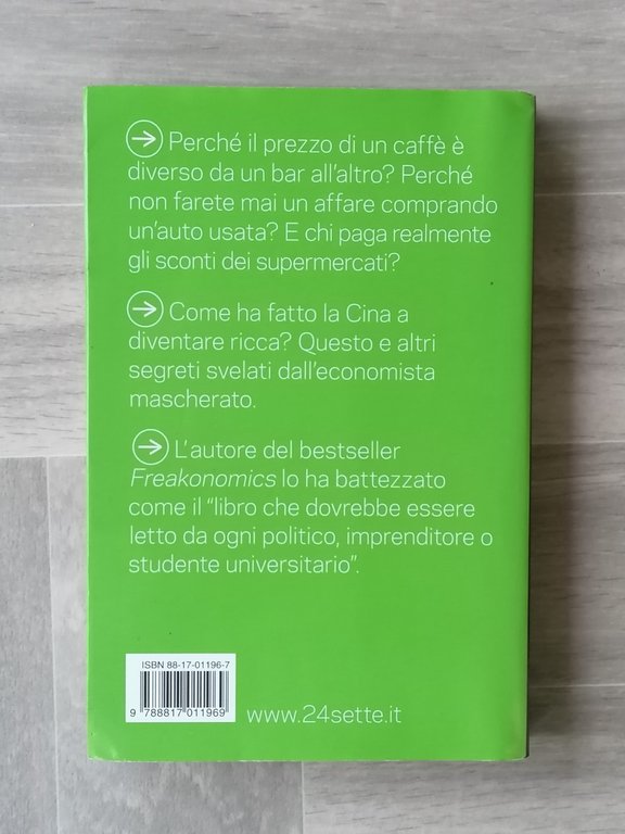 L'Economista Mascherato LIbro Tim Harford Prima Edizione RIzzoli 2006