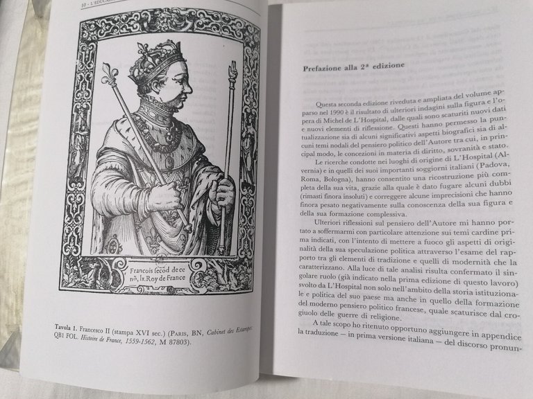 L'Educazione Di Un Re Fanciullo Michel De L'Hospital Francesco II …