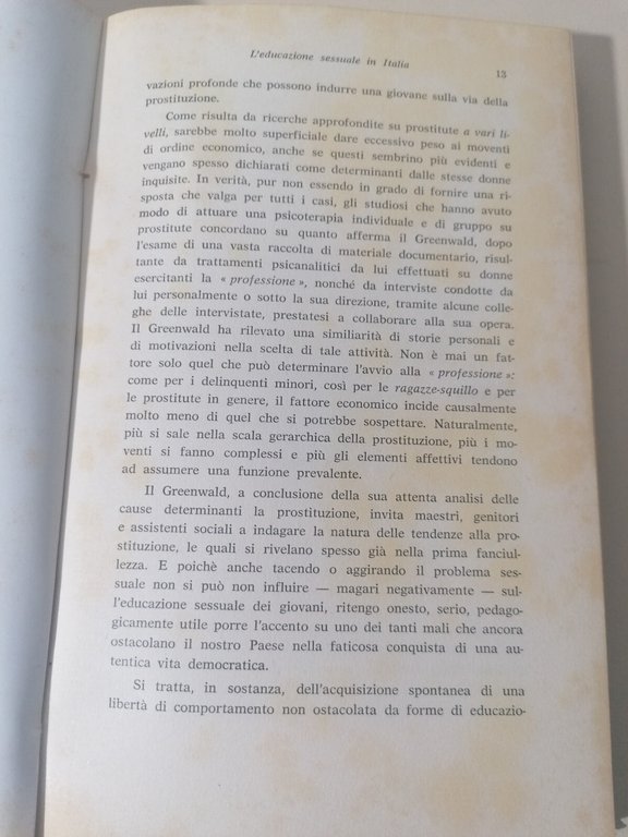 L'Educazione Sessuale In Italia