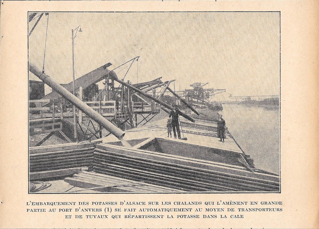 L'embarquement des potasses d'Alsace sur leChalands - Immagine 1929 | Immagine principale