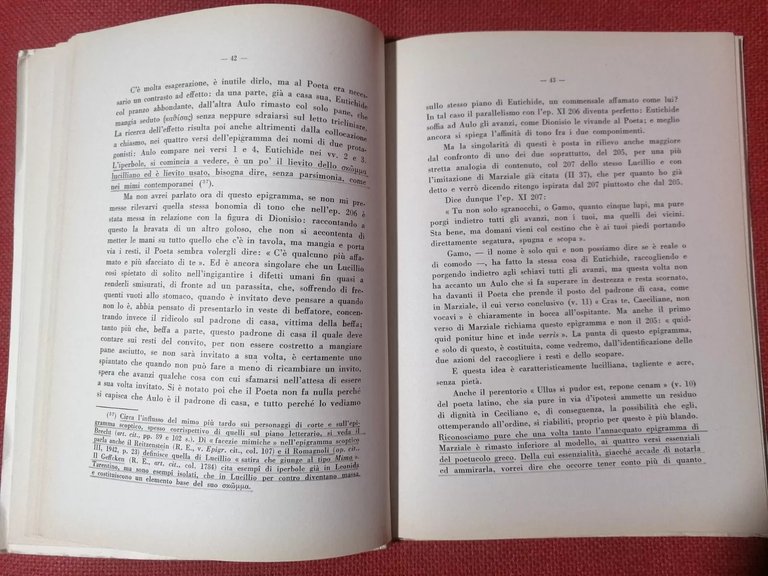 L'epigramma scoptico greco - libro di Vincenzo Longo rarissimo lettere …