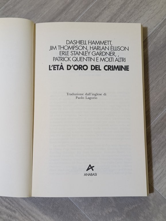 L'Età d'oro del crimine