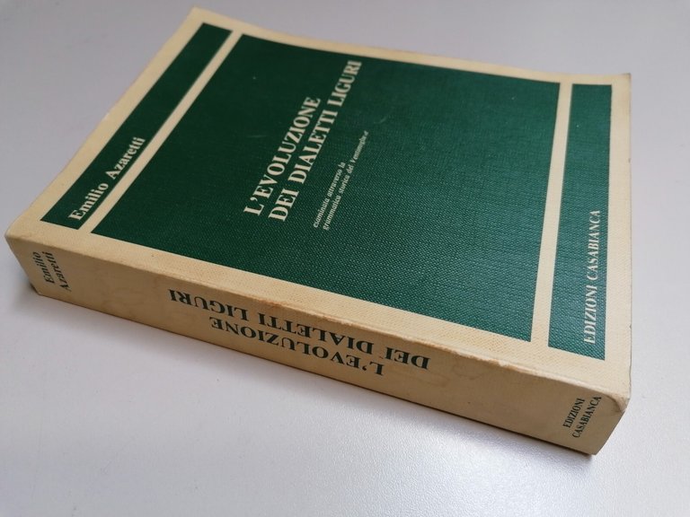 L'Evoluzione Dei Dialetti Liguri Libro Grammatica Storica Ventimigliese Azaretti