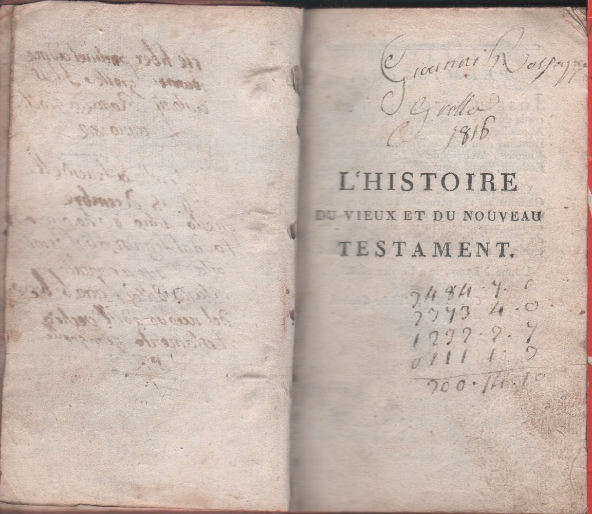 L'histoire du Vieux at du Nouveau Testament | Immagine principale