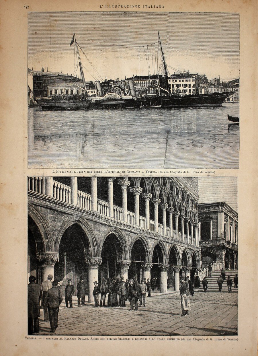 L'Hohenzollern che porto gl'imperiali di Germania a Venezia, Ristauri di … | Immagine principale