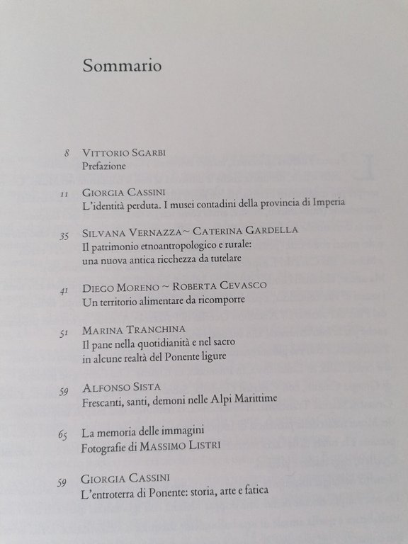 L'Identità Perduta I Musei Contadini Provincia Imperia Libro Cassini Allemandi | Immagine Gallery 4