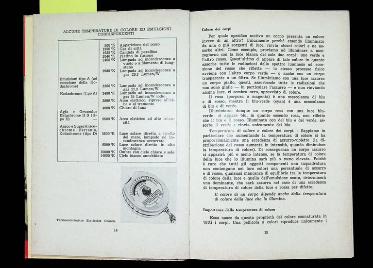 L'Illuminazione Nella Cinematografia a Passo Ridotto Libro Auffret Paris Mursia