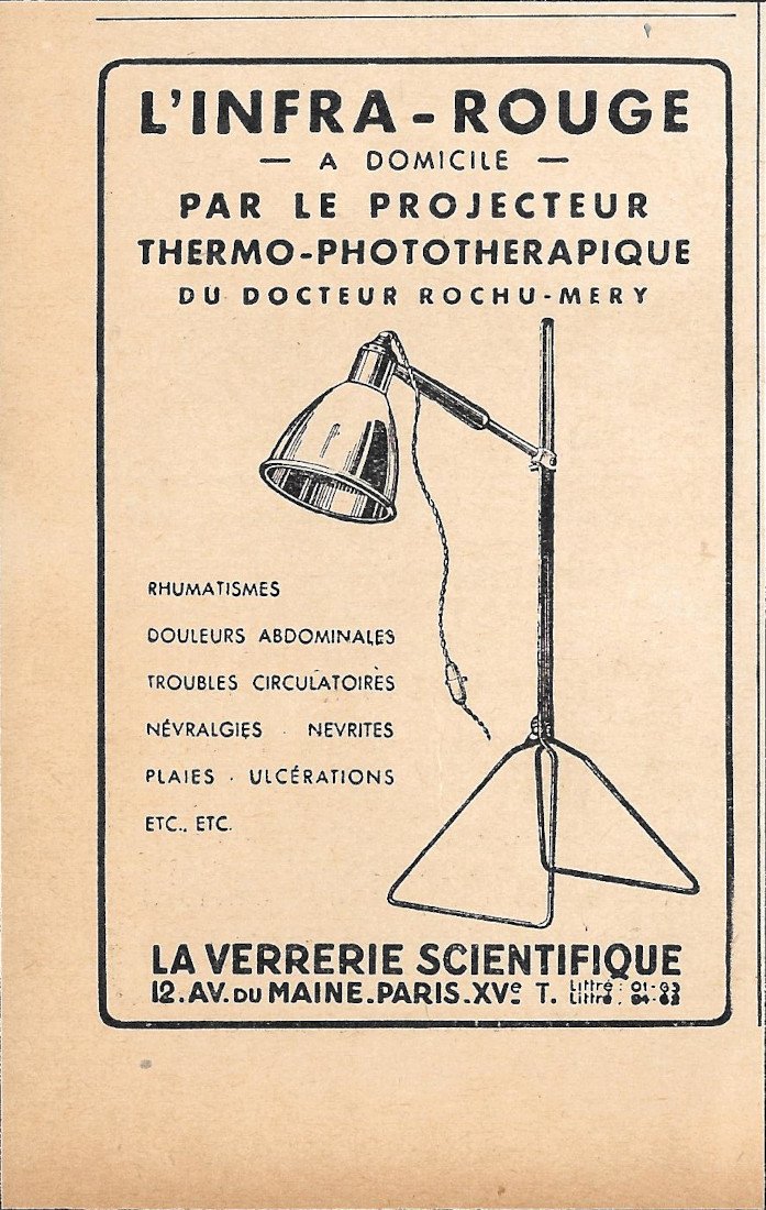 L'Infra Rouge a domicile, La verrerie scientifique - Immagine 1934 | Immagine principale