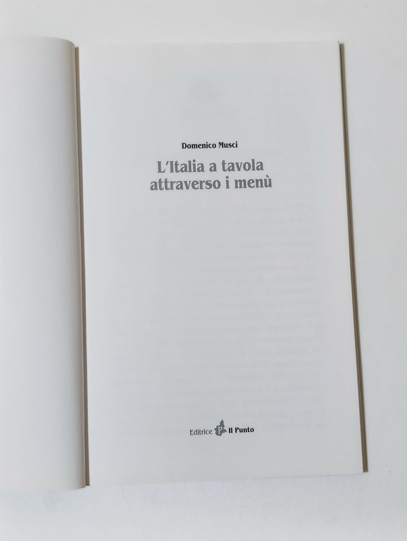 L'Italia a tavola attraverso i menù | Immagine Gallery 6