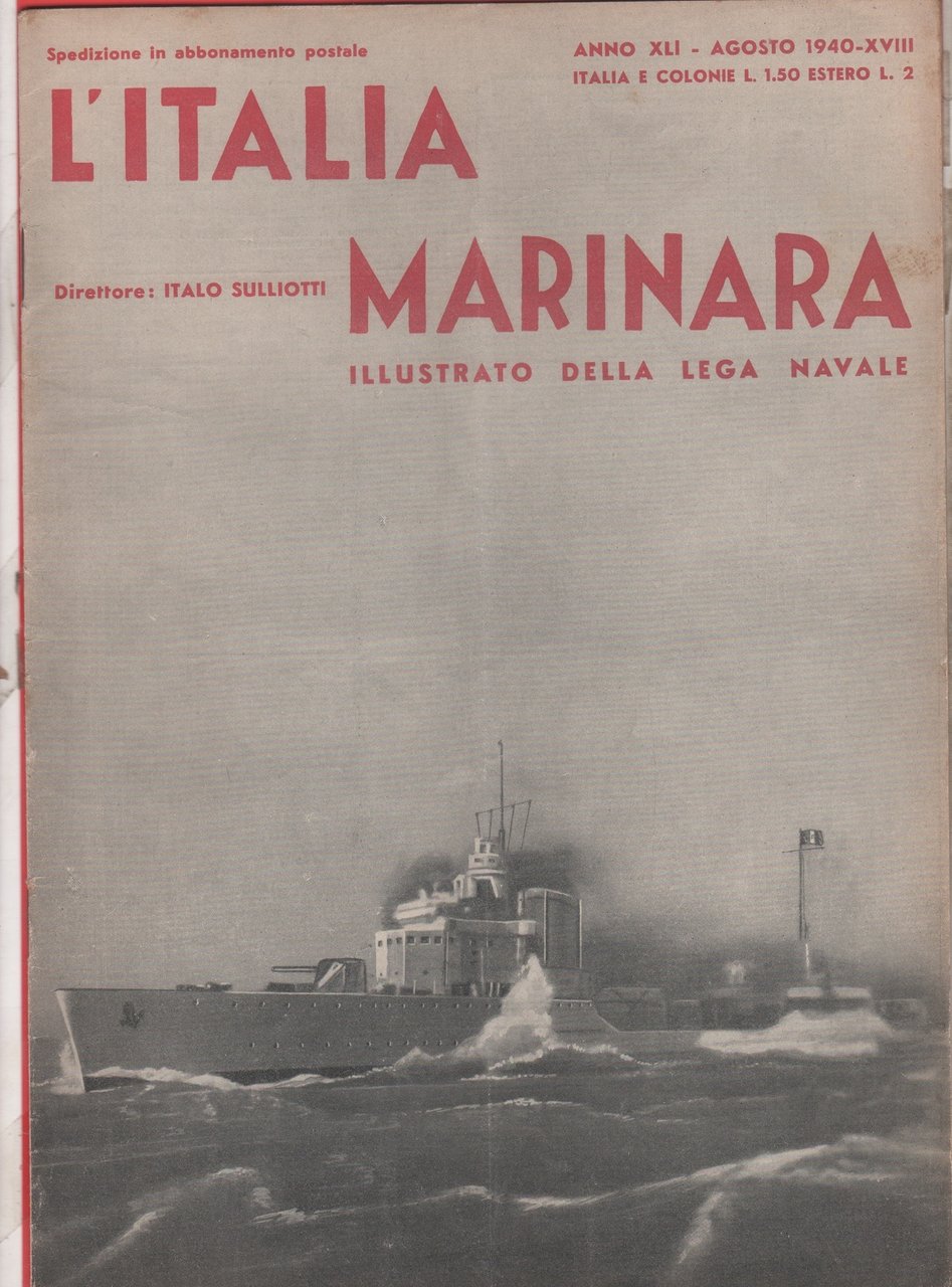L'Italia marinara, agosto 1940 | Immagine principale
