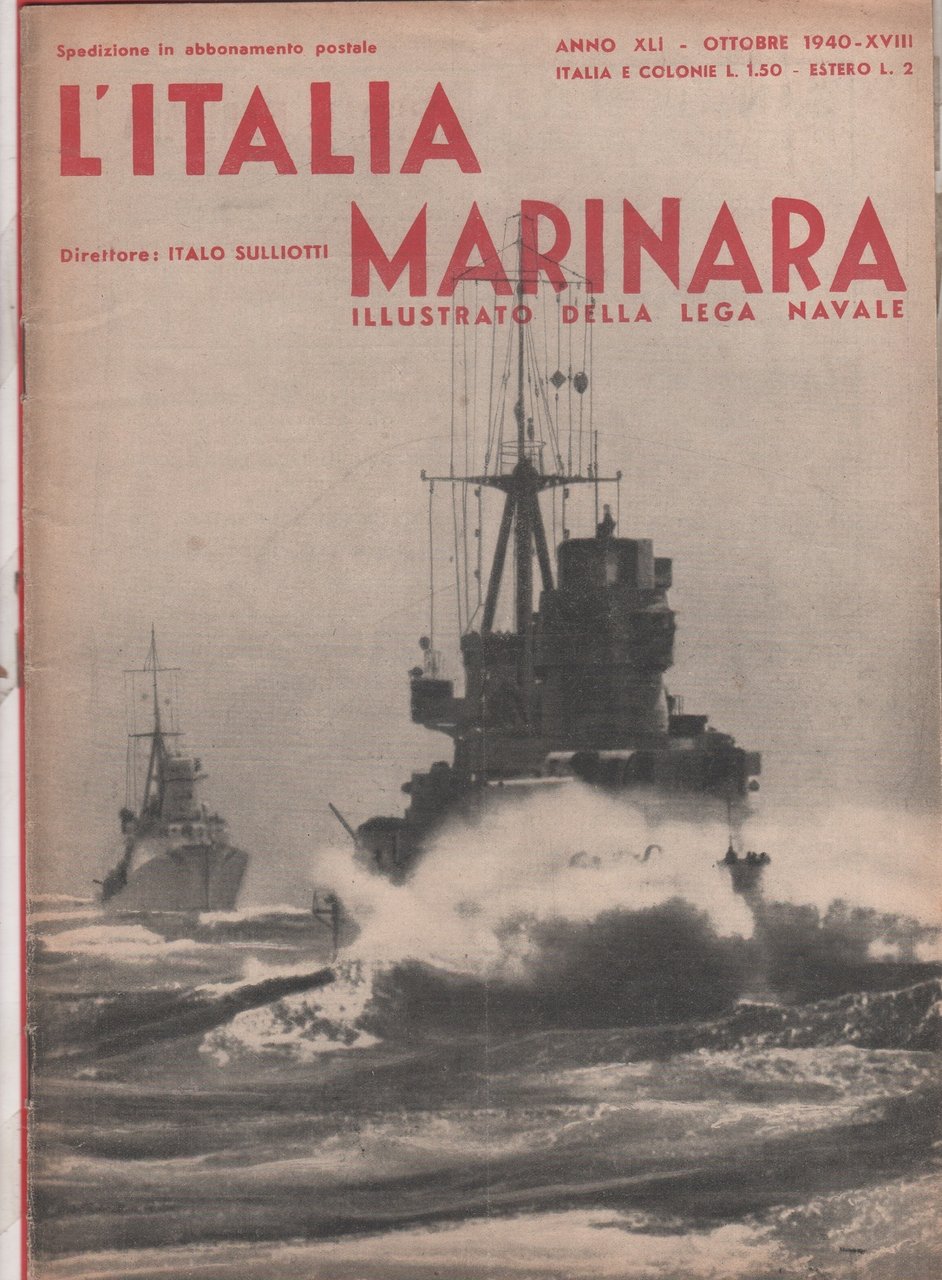 L'Italia marinara, ottobre 1940 | Immagine principale