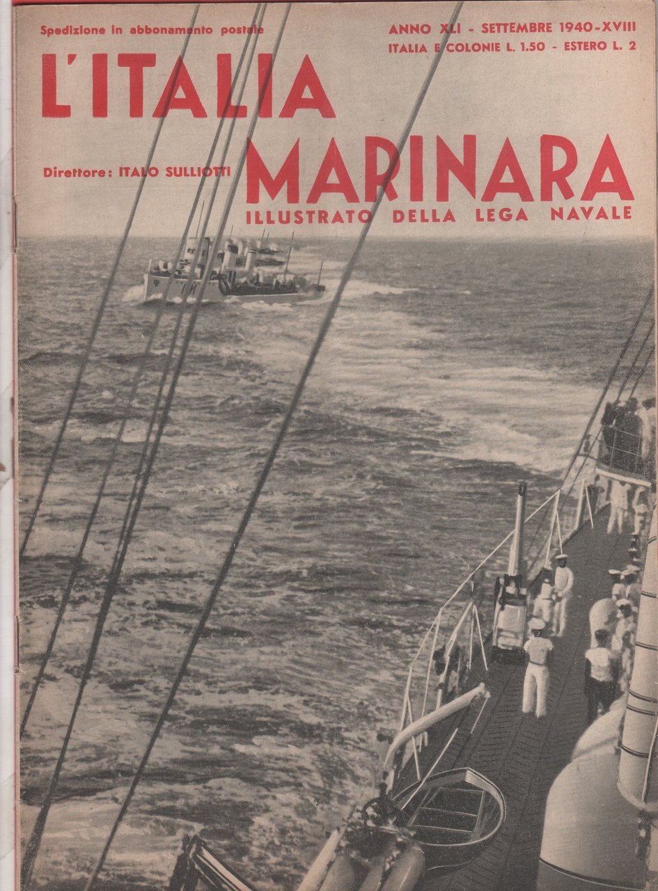 L'Italia marinara, settembre 1940 | Immagine principale