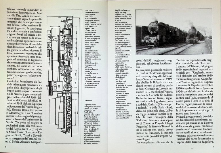L'Occupazione Italiana di Slovenia e Croazia 1941-43 Locomotive Libro Cornolò