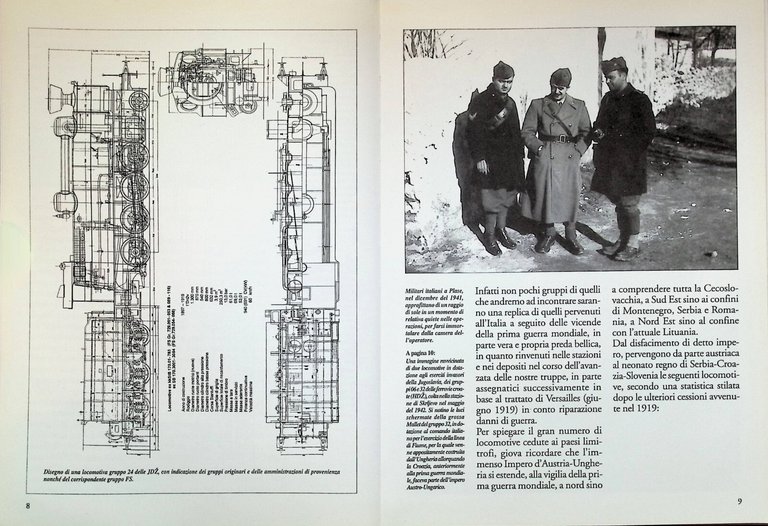 L'Occupazione Italiana di Slovenia e Croazia 1941-43 Locomotive Libro Cornolò