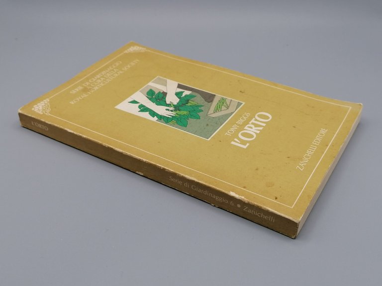 L'Orto Serie Di Giardinaggio Libro Tony Biggs Zanichelli Orticoltura 1987