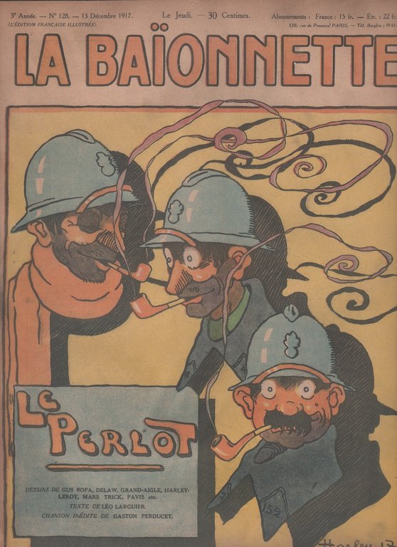 La Baïonnette. Hebdomadaire satirique. n. 128 - 13 decembre 1917 | Immagine Gallery 2