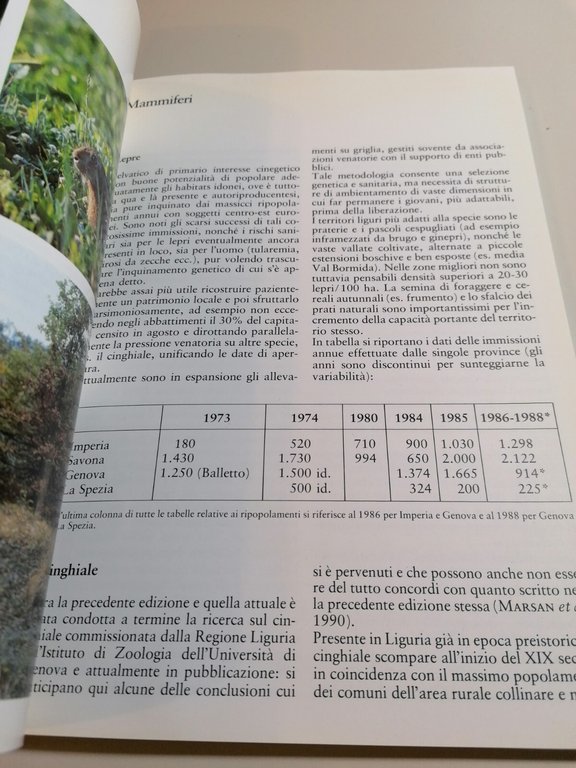 La Caccia In Liguria Libro Silvio Spanò 2^ Edizione Cinghiale …