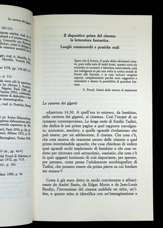 La caverna dei giganti. Scritti sull'evoluzione del dispositivo cinematografico