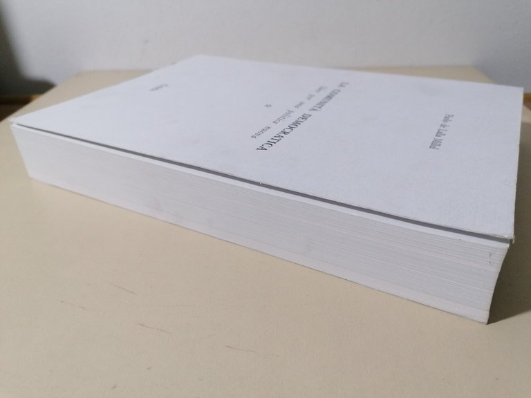 La comunità democratica. Idee per una politica nuova