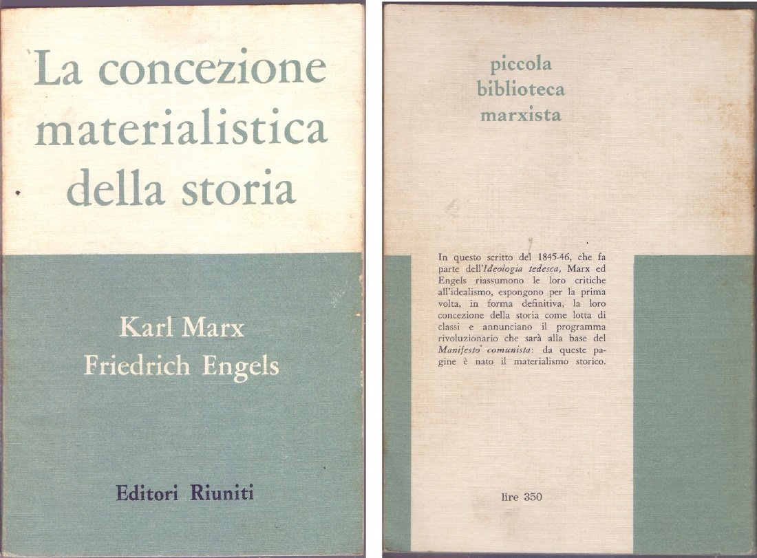 La concezione materialistica della storia - Karl Marx Friedrich Engels | Immagine principale