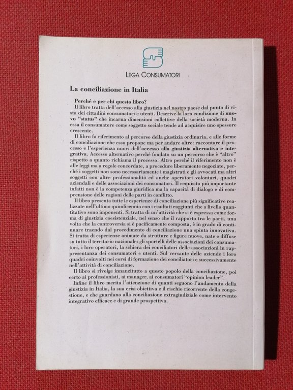 La Conciliazione in Italia Libro Praderi Giustizia Cultura della Legalità …