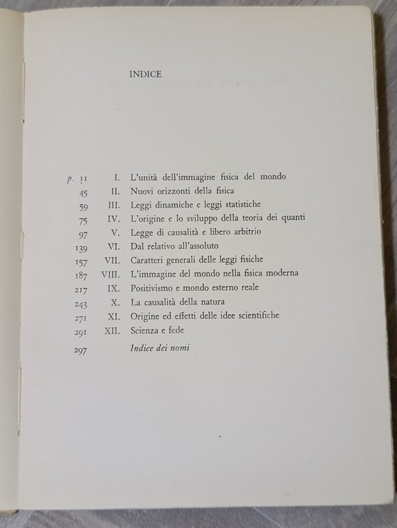La conoscenza del mondo fisico
