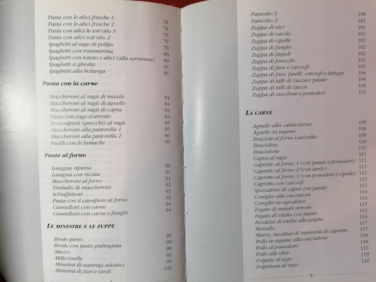 La cucina tradizionale di Calabria