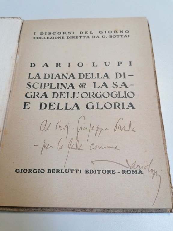 La Diana Della Disciplina La Sagra Dell'Orgoglio e Della Gloria