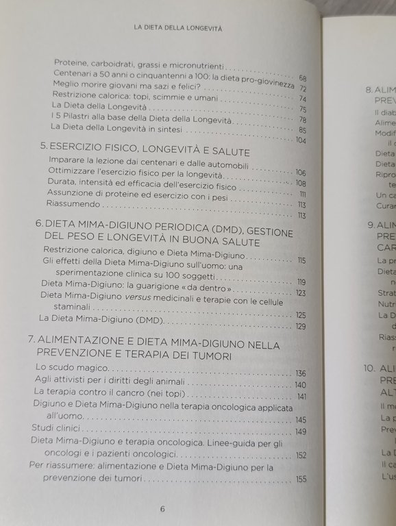 La dieta della longevitÃ . Dallo scienziato che ha rivoluzionato …