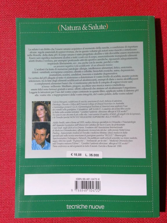 La dieta pH. Misurate il vostro pH per la salute …