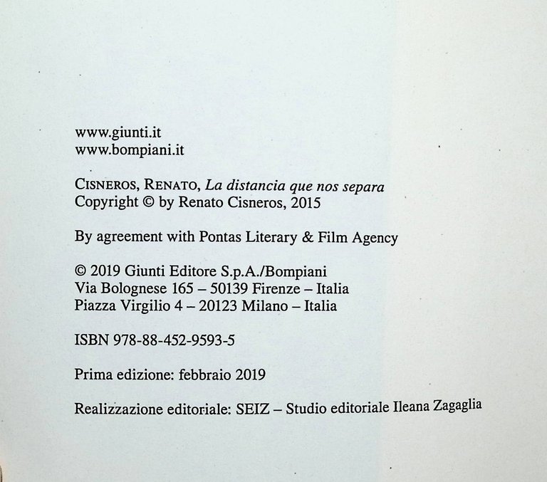 La distanza che ci separa