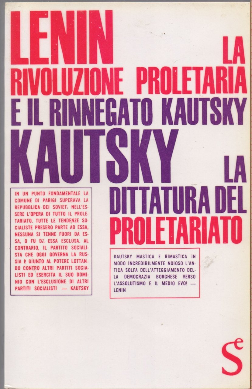 La dittatura del proletariato. La rivoluzione proletaria e il rinnegato … | Immagine principale