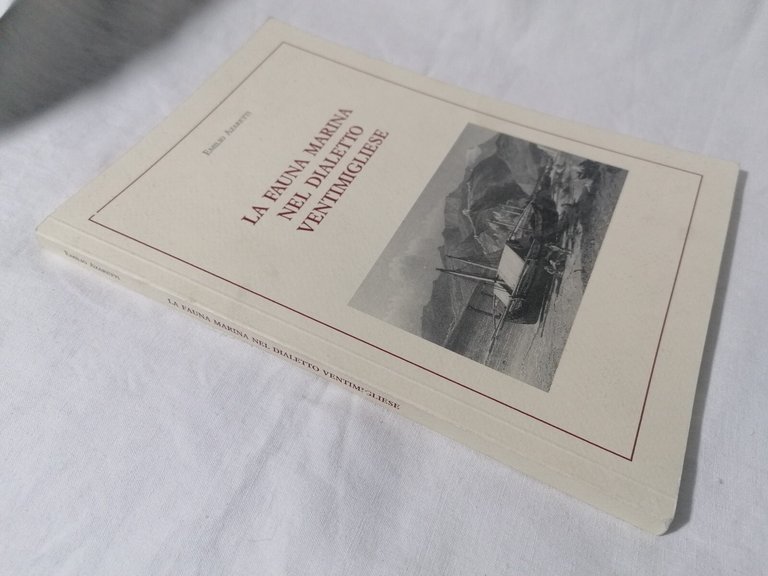 La Fauna Marina nel Dialetto Ventimigliese Libro Alzaretti 1992 Ventimiglia
