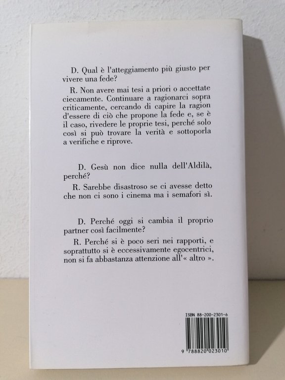 La fede è un bagaglio lieve. Un teologo risponde alle …