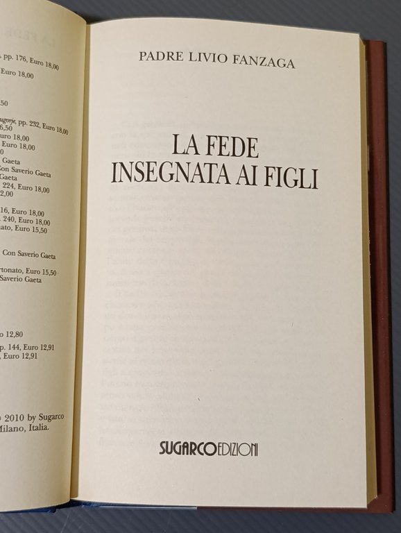 La fede insegnata ai figli