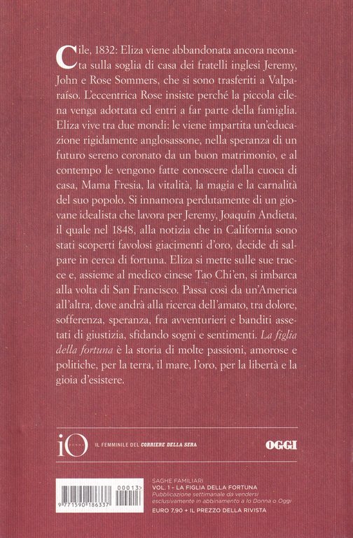 La FIglia della Fortuna. Saghe familiari