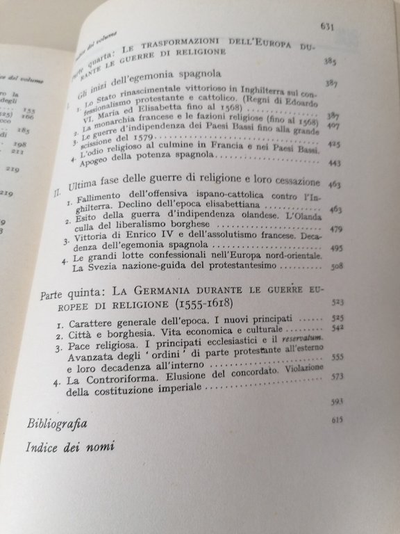 La Formazione Dell'Europa Moderna Libro Ritter Storia Universale Laterza 1985