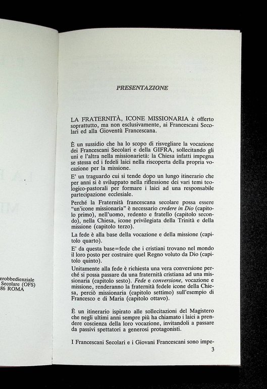 La Fraternità Icone Missionaria