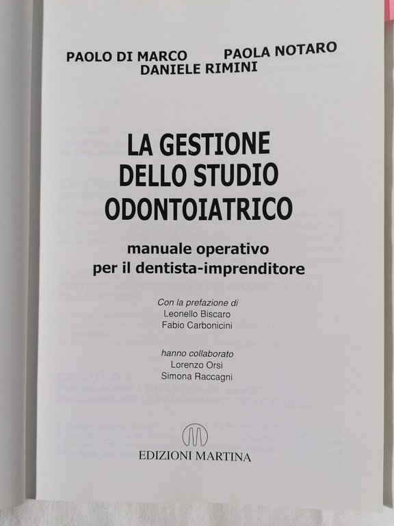 La gestione dello studio odontoiatrico. Manuale operativo per il dentista-imprenditore