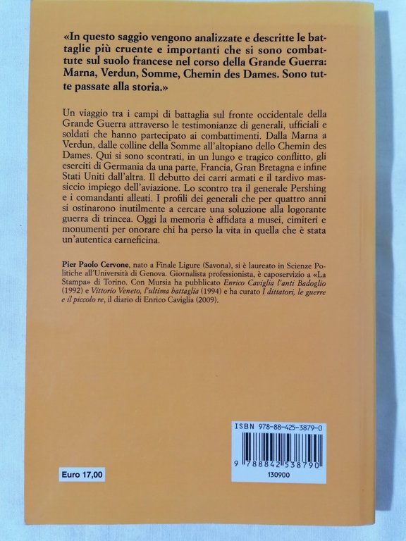La Grande Guerra Sul Fronte Occidentale Libro Cervone Marna Verdun …