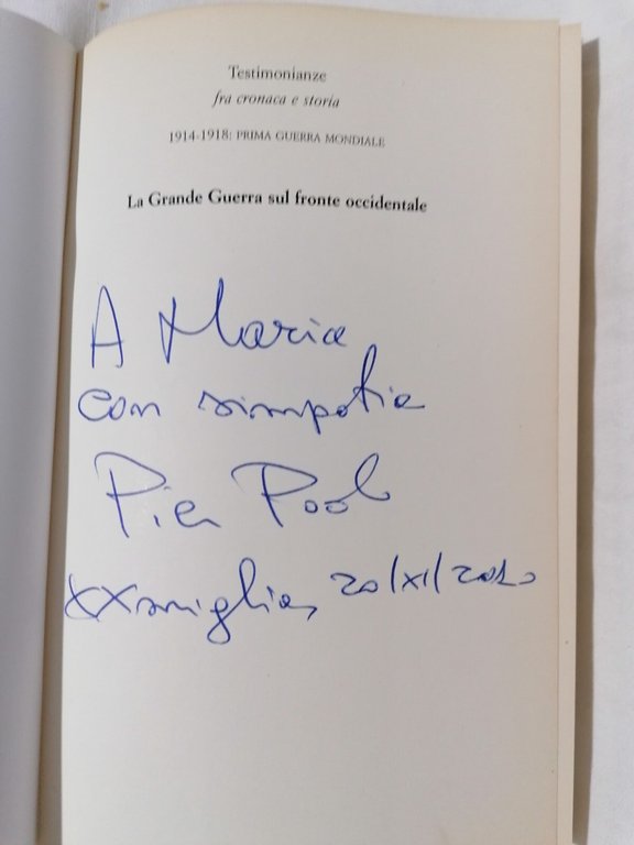 La Grande Guerra Sul Fronte Occidentale Libro Cervone Marna Verdun …