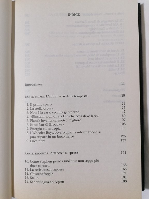 La guerra dei buchi neri, Leonard Susskind, Libro Mondolibri 2009 …