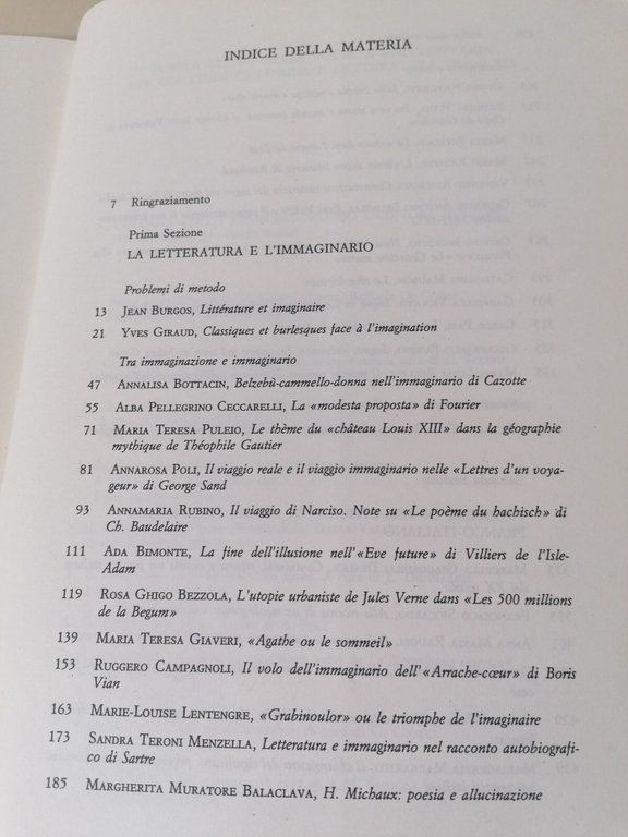 La Letteratura e l'immaginario. Problemi di semantica e storia del …