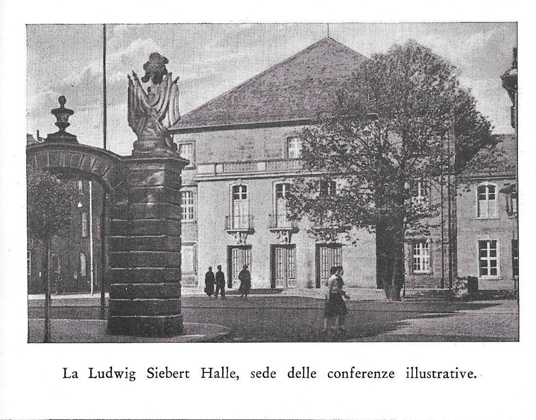 La Ludwig Siebert Halle, sede delle conferenze illustrative (Bayreuth). Stampa … | Immagine principale