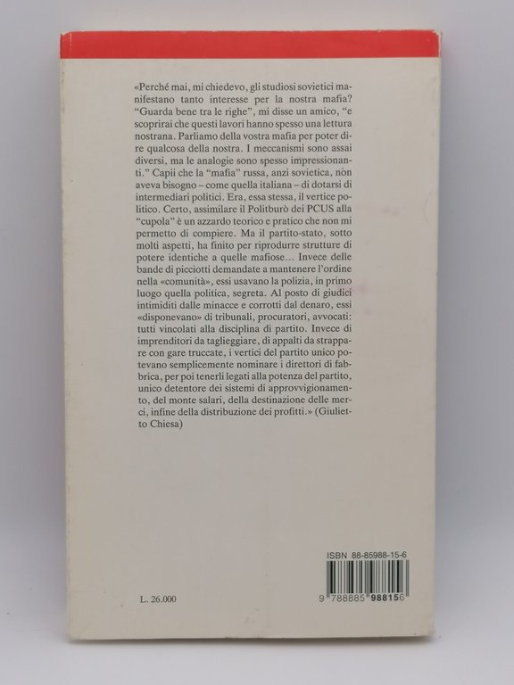 La Mafia Sovietica Libro Sul Crimine Organizzato In Russia Arkadij …