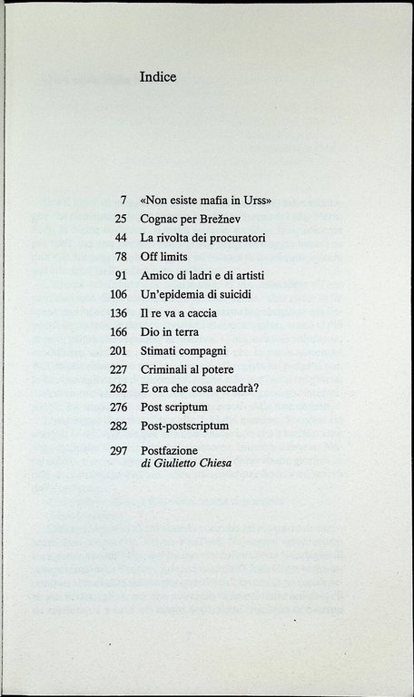 La Mafia Sovietica Libro Sul Crimine Organizzato In Russia Arkadij …