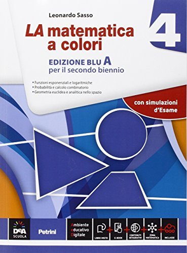 La matematica a colori. Vol. 4A. Ediz. blu. - 9788849421309 | Immagine principale