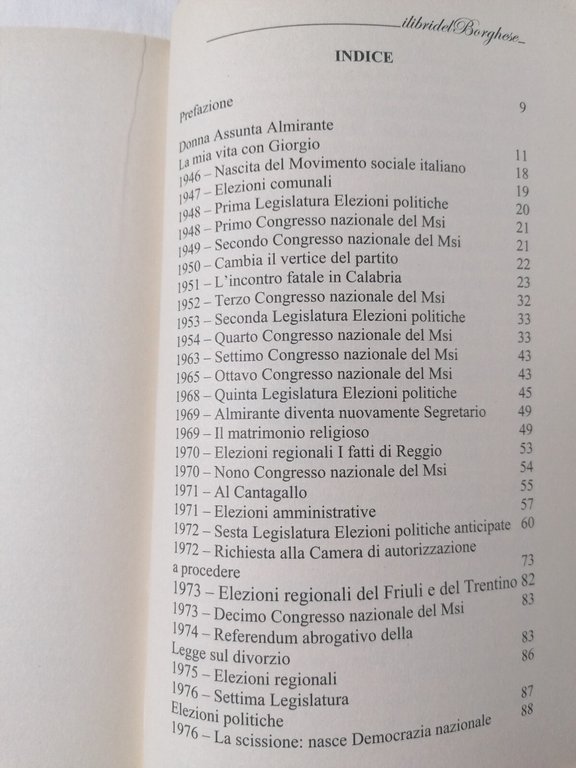 La Mia Vita Con Giorgio, Libro Donna Assunta Almirante Antonio …