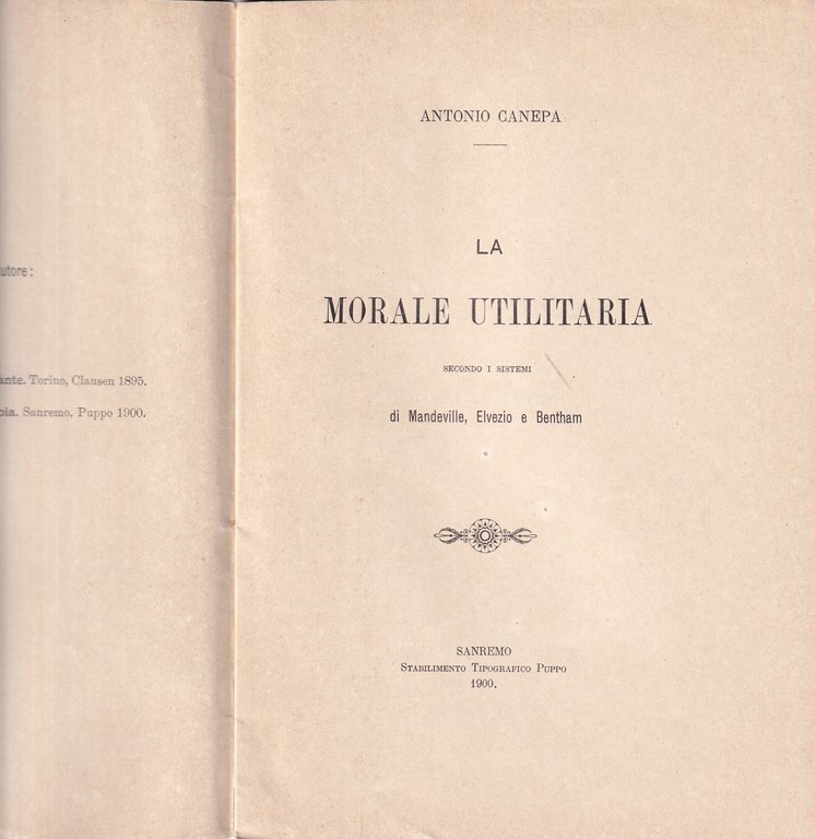 La Morale Utilitaria secondo i sistemi di Mendeville, Elvezio e … | Immagine Gallery 4